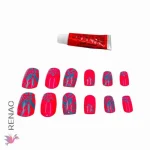 Úñas postizas en plancha - Paq x 12 unid