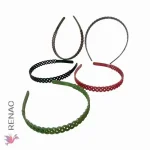 Vincha piel durazno colores - Paq x 12 unid