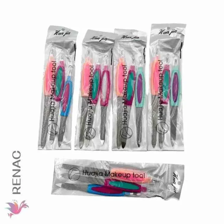 Lima de uñas con corta cuticulas 2 en 1 - Paq x 12 unid