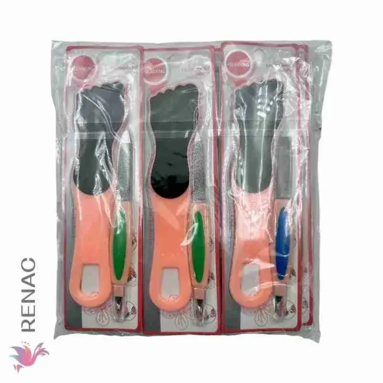 Set Limas y Cortacuticula Pedicuría - Paq x 12 unid