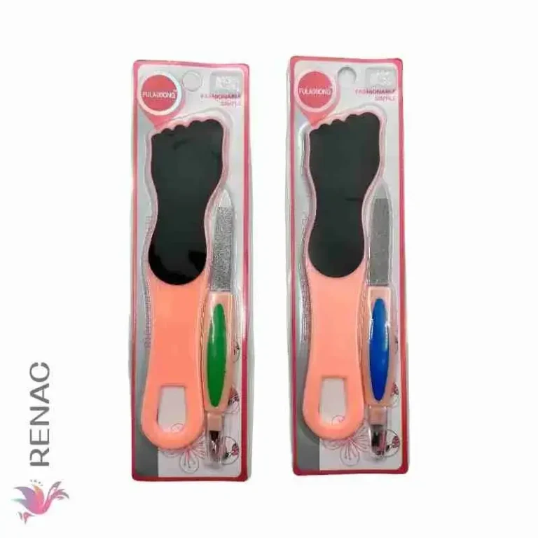 Set Limas y Cortacuticula Pedicuría - Paq x 12 unid