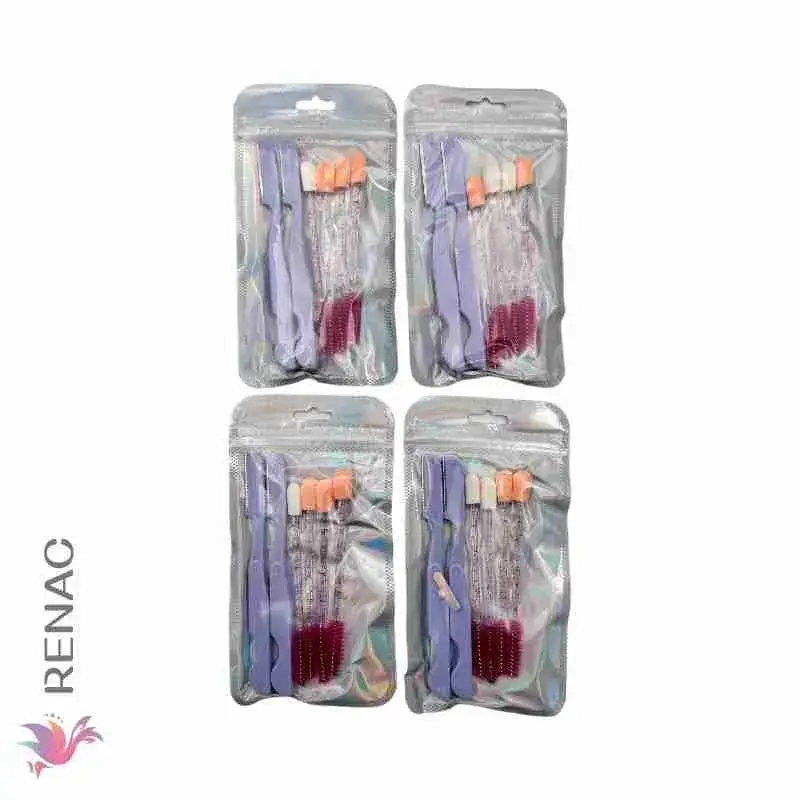 Cepillos para pestañas y cejas - Paq x 12 unid