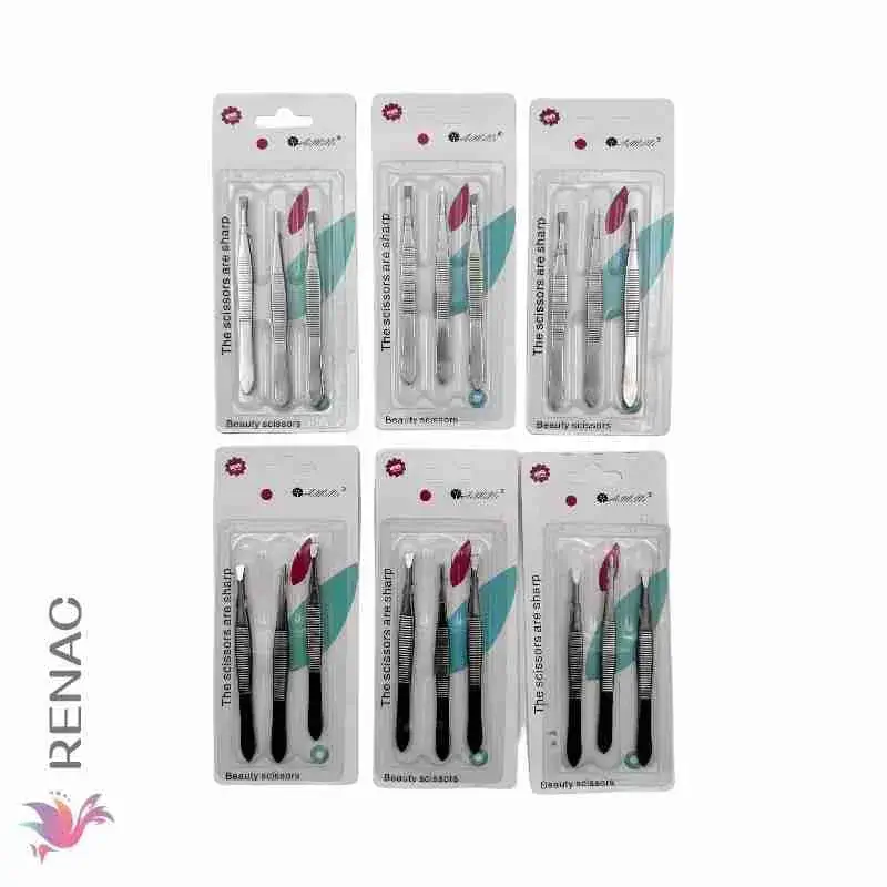 Set Pinzas de depilación - Paq x 12 cartillas