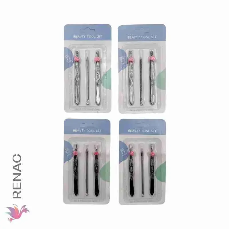 Set Pinzas de depilación y saca espinillas - Paq x 12 cartillas