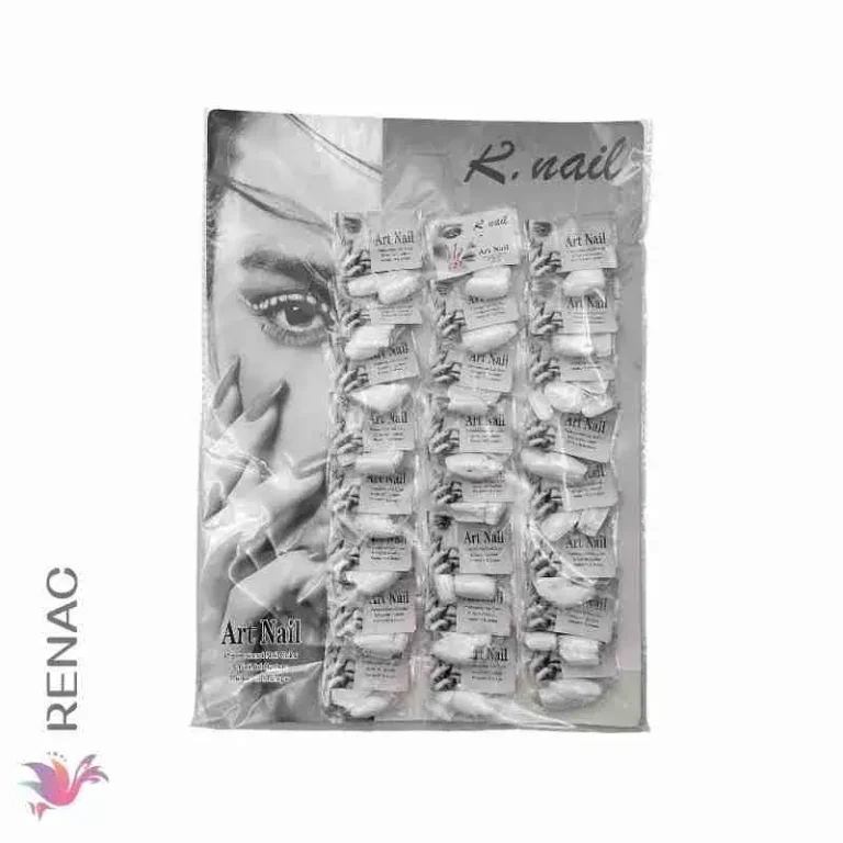 Uñas postizas blancas - Plancha de 24 unid