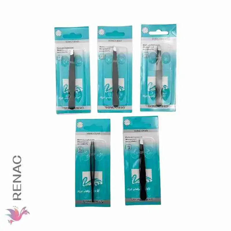 RM-098-4 Pinza para ceja - Paq x 12 unid