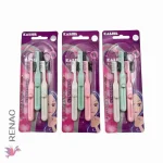 Cepillo y perfilador de cejas - Paq x 12 cartillas