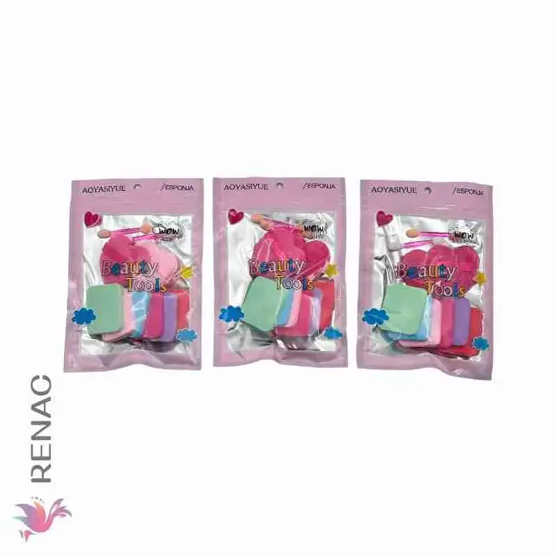 Set Esponjas maquillaje - Paq x 12 unid