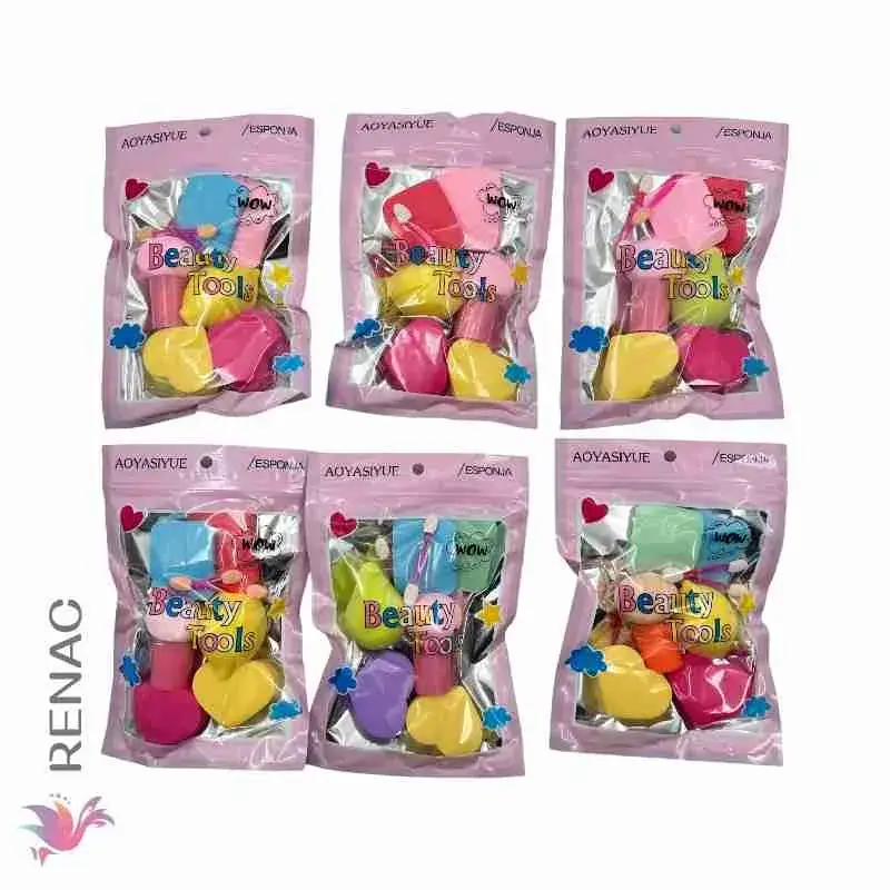 Set Esponjas maquillaje - Paq x 12 unid