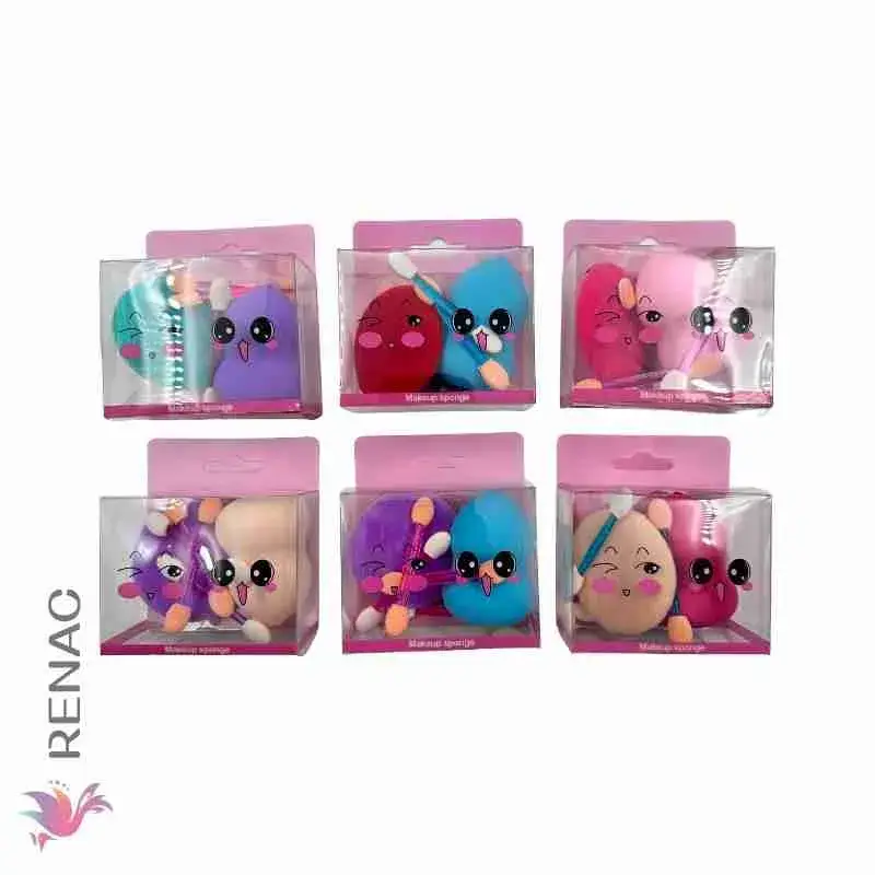 Set Esponjas maquillaje - Paq x 12 unid