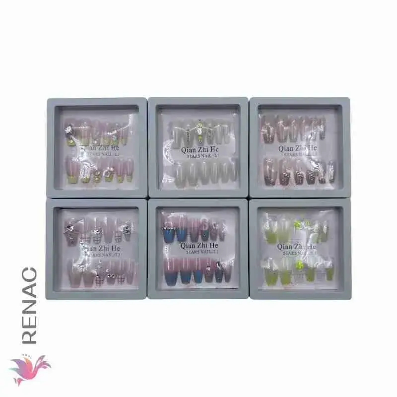 Úñas postizas - Paq x 12 unid