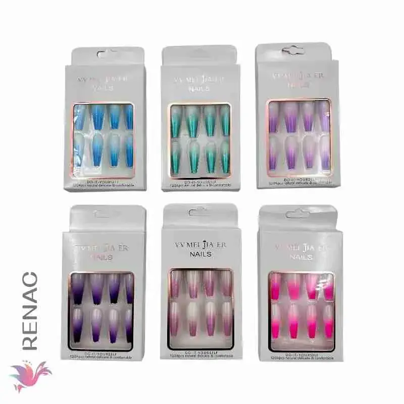 RM-285-3 Úñas postizas - Paq x 12 unid