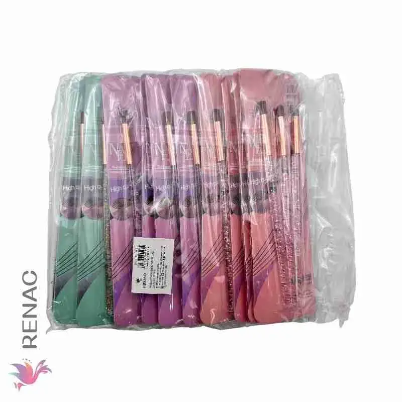 Set Brochas maquillaje - Paq x 12 unid