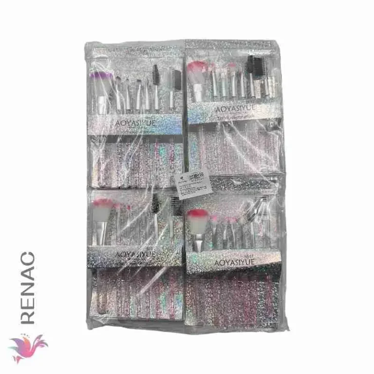 Set Brochas maquillaje - Paq x 12 unid