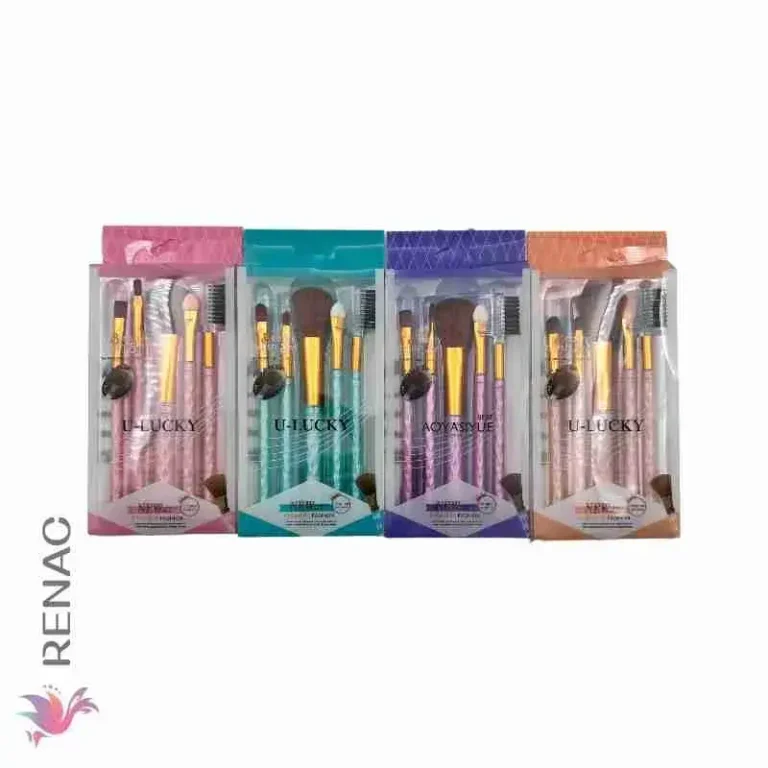 Set Brochas maquillaje - Paq x 12 unid