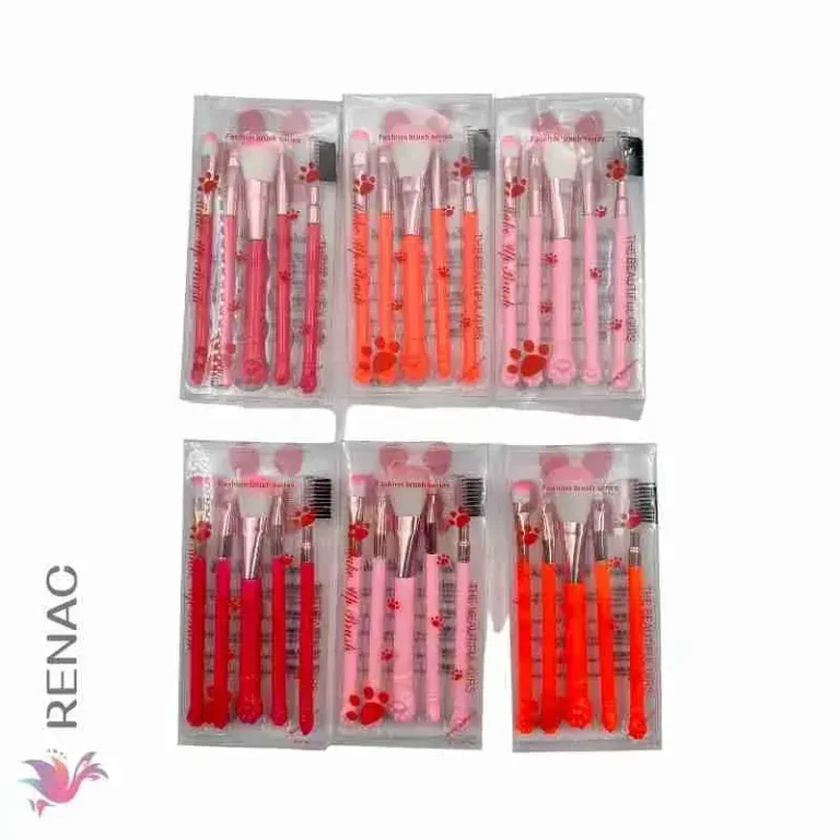 Set Brochas maquillaje - Paq x 12 unid