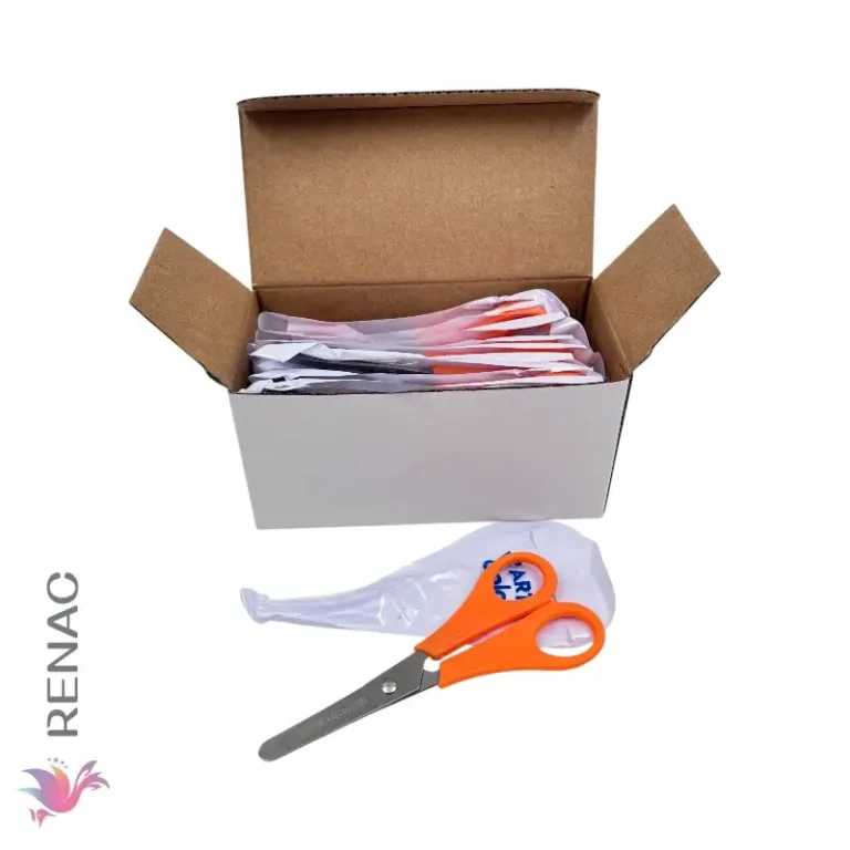 Tijera Naranja - Box x 24 Pcs