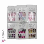 Úñas postizas - Paq x 12 unid