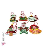 Adorno Navideño Colgante - Paq x 12 unidades - Imagen 2