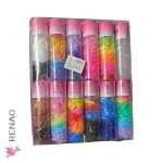 Liga Gruesa En Tubo Colores, Pqt x 12 Pcs, 72 Pqts