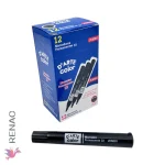 Marcador Permanente Negro - Box x 12 Pcs