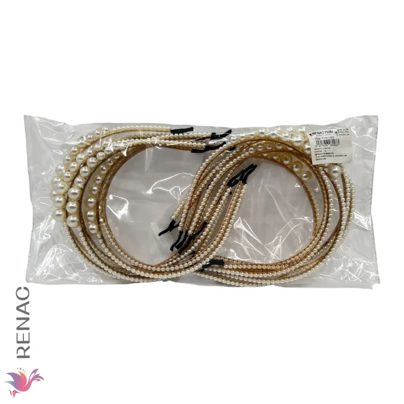 Vincha con Perla – Paq x 12 unidades - Imagen 3