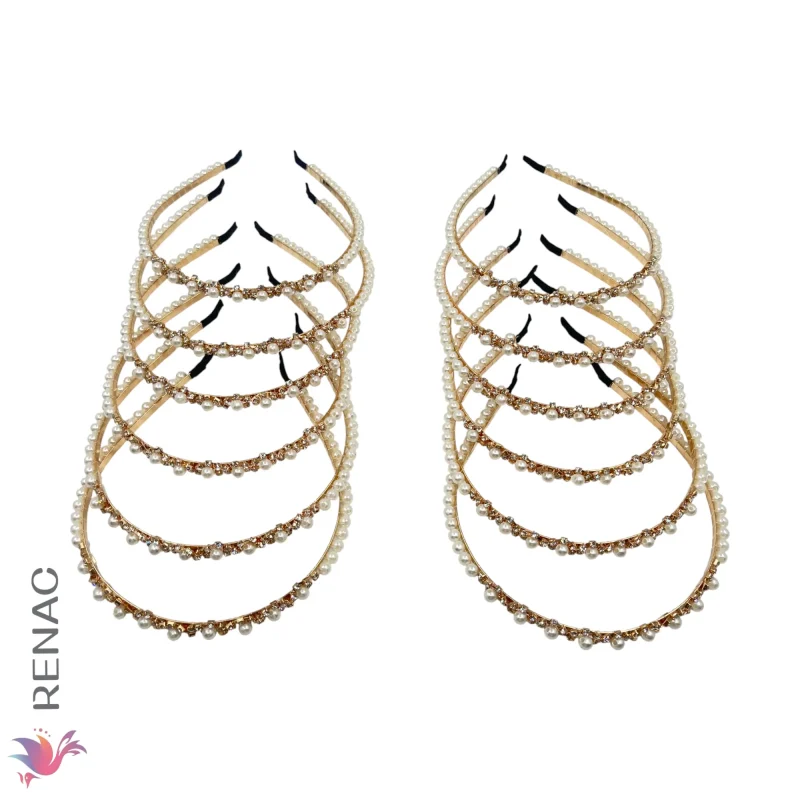 Vincha con Perla – Paq x 12 unidades - Imagen 2