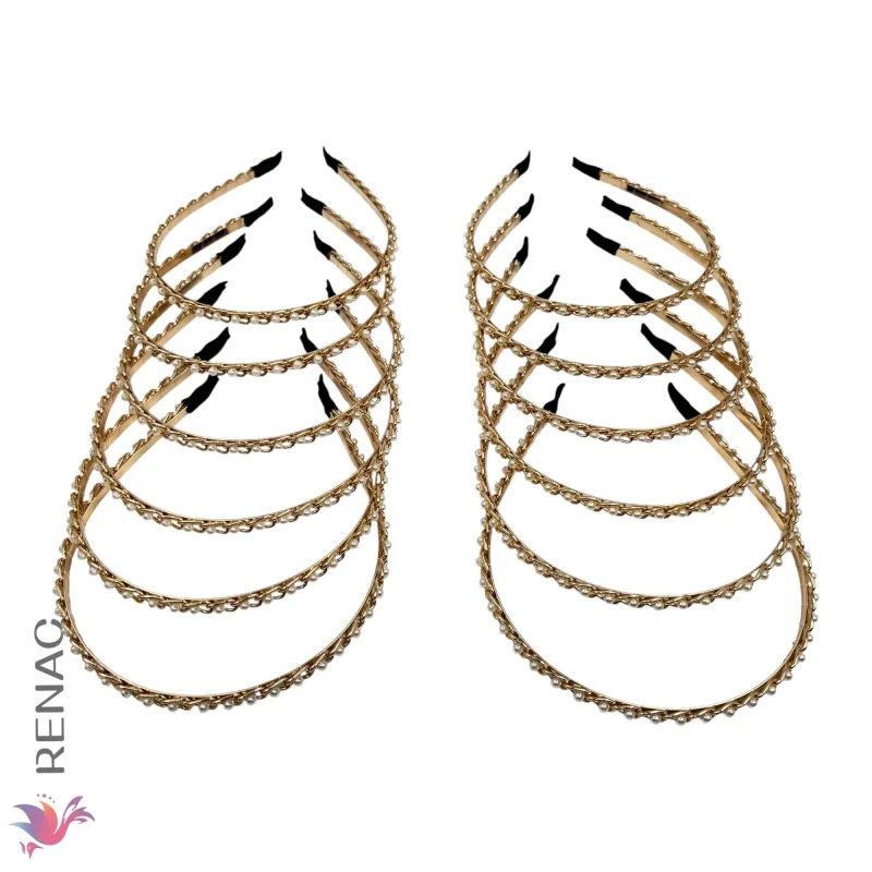 Vincha con Perla – Paq x 12 unidades - Imagen 2