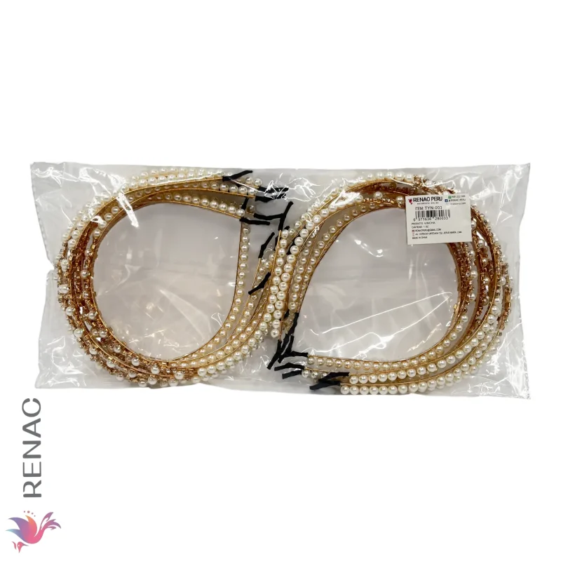 Vincha con Perla – Paq x 12 unidades - Imagen 3