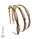 Vincha con Perla – Paq x 12 unidades