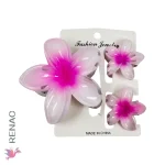 Clip Flor Hawaiana - Paq x 12 unidades