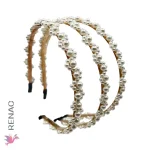 Vincha con Perla - Paq x 12 unidades