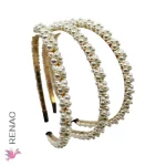 Vincha con Perla – Paq x 12 unidades