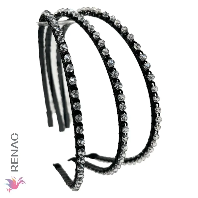 TYN-003-27-3 Vincha con Perla – Paq x 12 unidades - Imagen 1