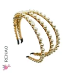 Vincha con Perla – Paq x 12 unidades