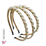 Vincha con Perla – Paq x 12 unidades