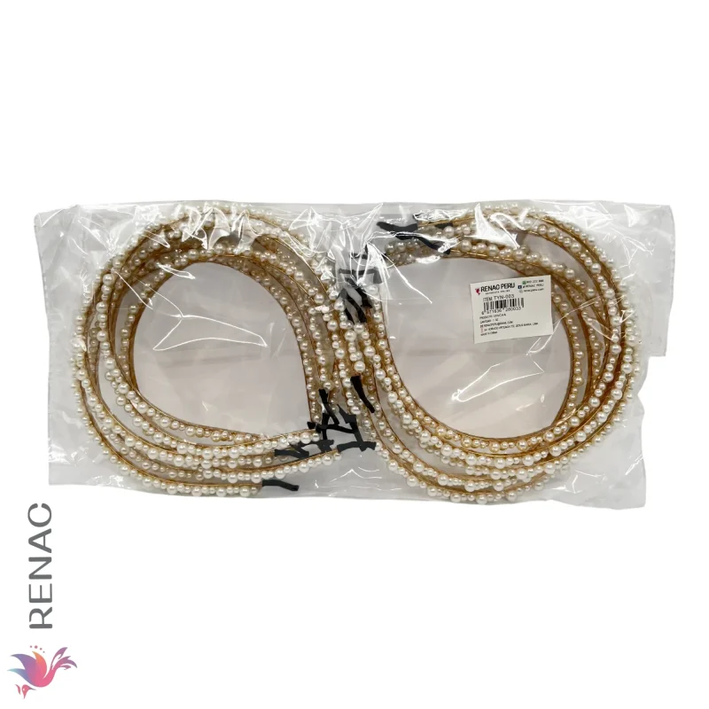 Vincha con Perla – Paq x 12 unidades - Imagen 3