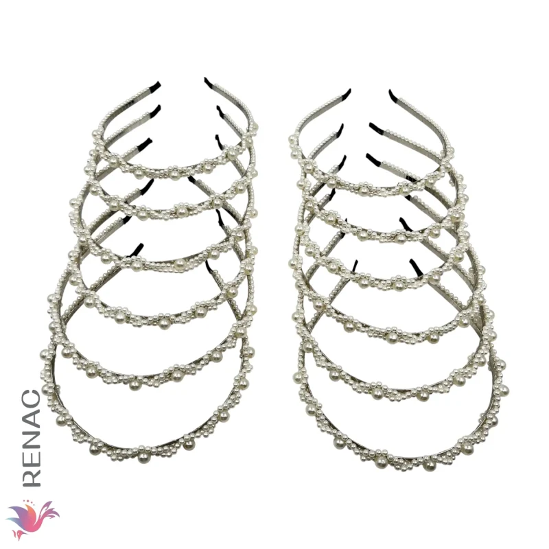 Vincha con Perla – Paq x 12 unidades - Imagen 2