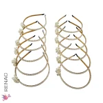 Vincha con Perla – Paq x 12 unidades - Imagen 2