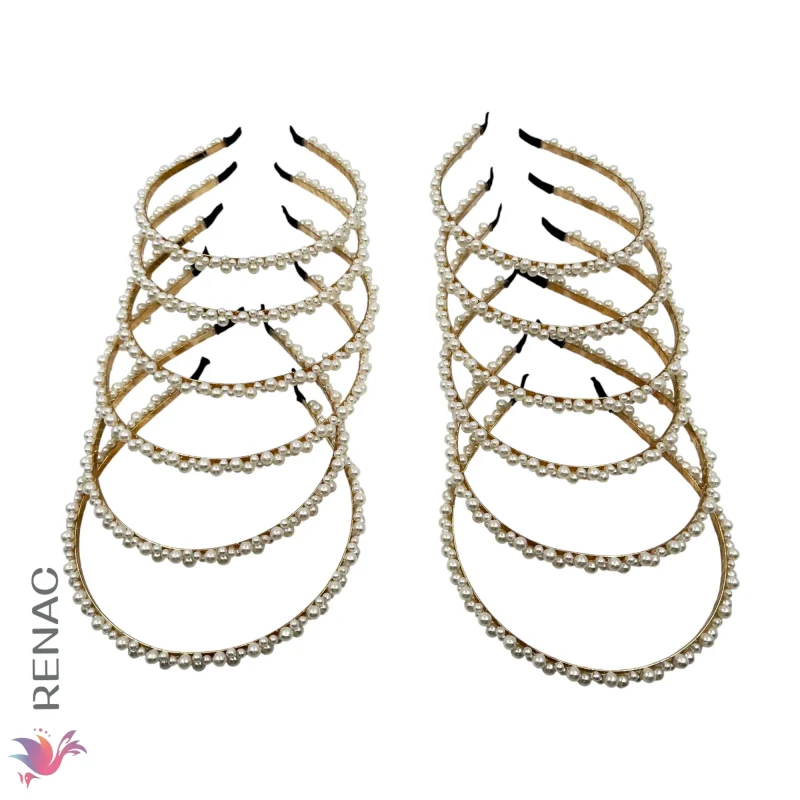 Vincha con Perla – Paq x 12 unidades - Imagen 2