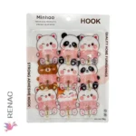 Perchero con Adhesivo x9 pzs