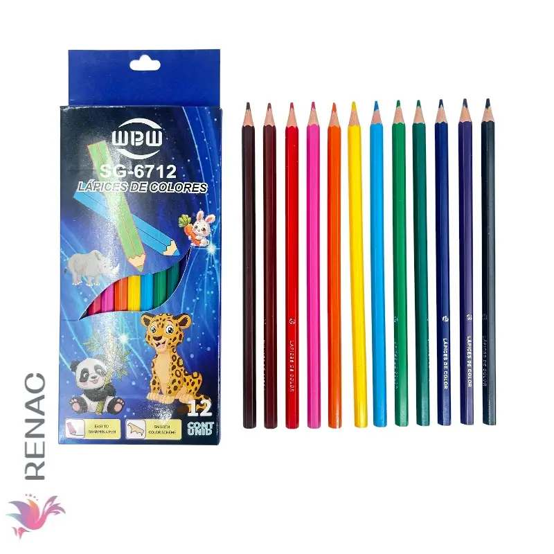 SG6712-1 Colores de 12 Pzs - Pqt x12 Sets - Imagen 1