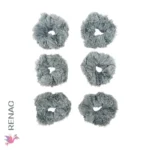 Colet Peluche Color Gris - Pqt x12 Colets