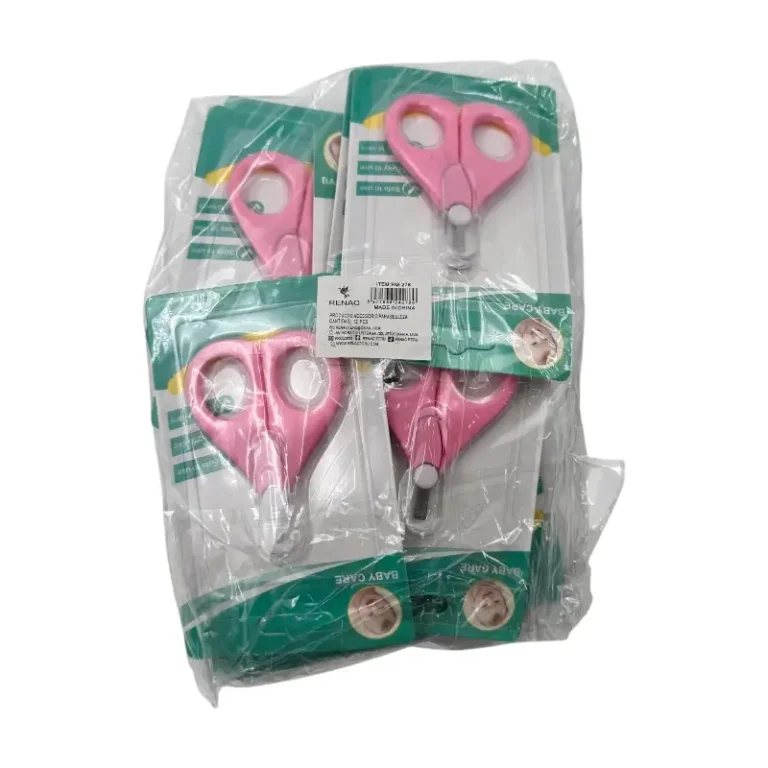 Tijera cortaúñas bebé - Paq x 12 cartillas