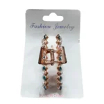 Clip de metal con perla - pqt x 12 unid - Imagen 2