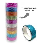 Cinta adhesiva 1.5cm*3m - Cono x 10 unid