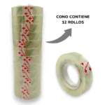 Cinta adhesiva 1.2cm*30m - Cono x 12 unid