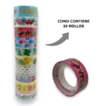 Cinta adhesiva 1.5cm*2m - Cono x 10 unid