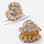 Clip Metal Dorado Para Cabello – Paq x 12 Unid - Imagen 2
