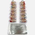 Clip Metal Dorado Para Cabello – Paq x 12 Unid - Imagen 3